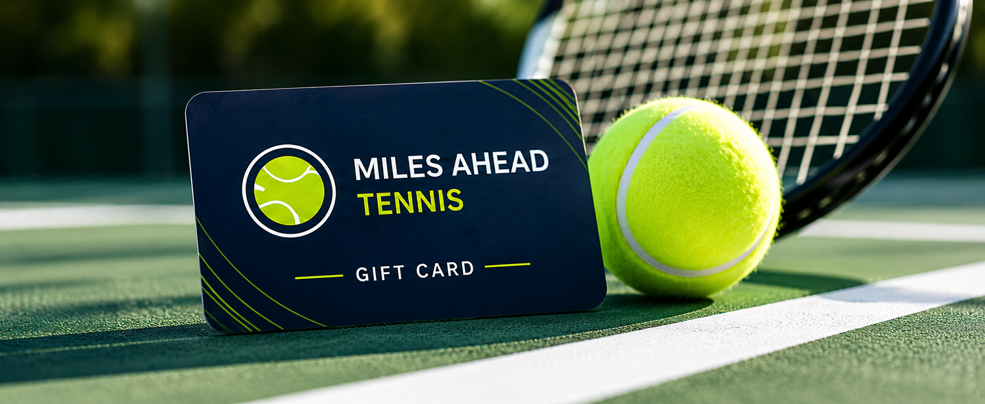 Miles Ahead Tennis gift card