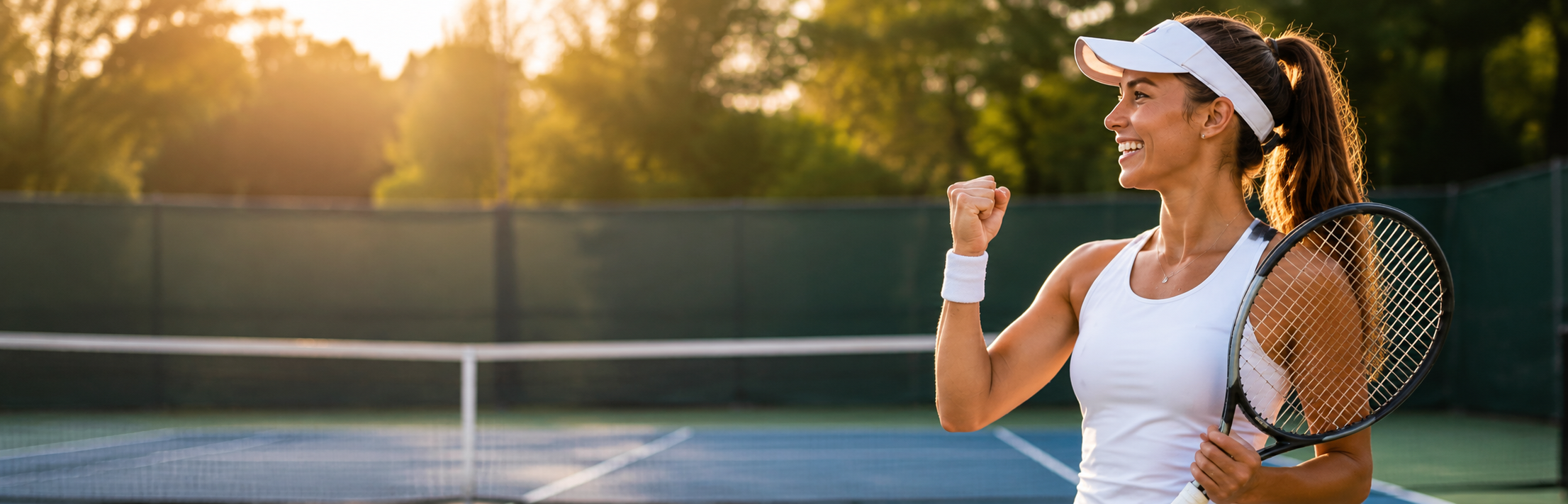 Tennis player earning program points